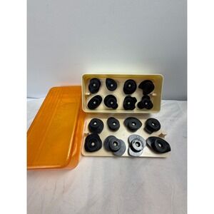 Vintage Deluxe Sewing Machine Attachment 16 Piece Pattern Cam Set with Case